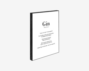 Klods Gin 15x21 cm