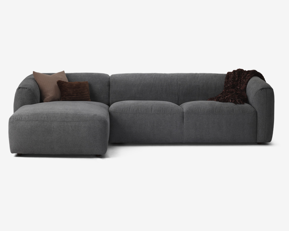 Sofa M/Chaiselong Violino Venstre Grå