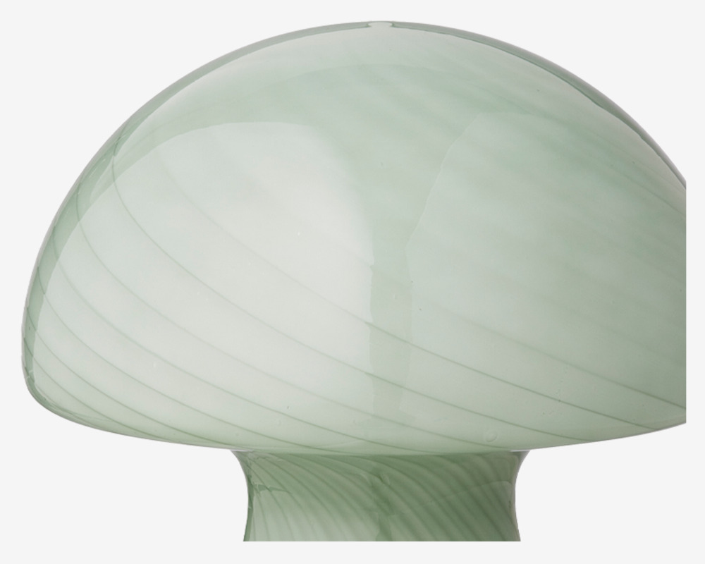 Bordlampe Mushroom Mint H.23 cm 