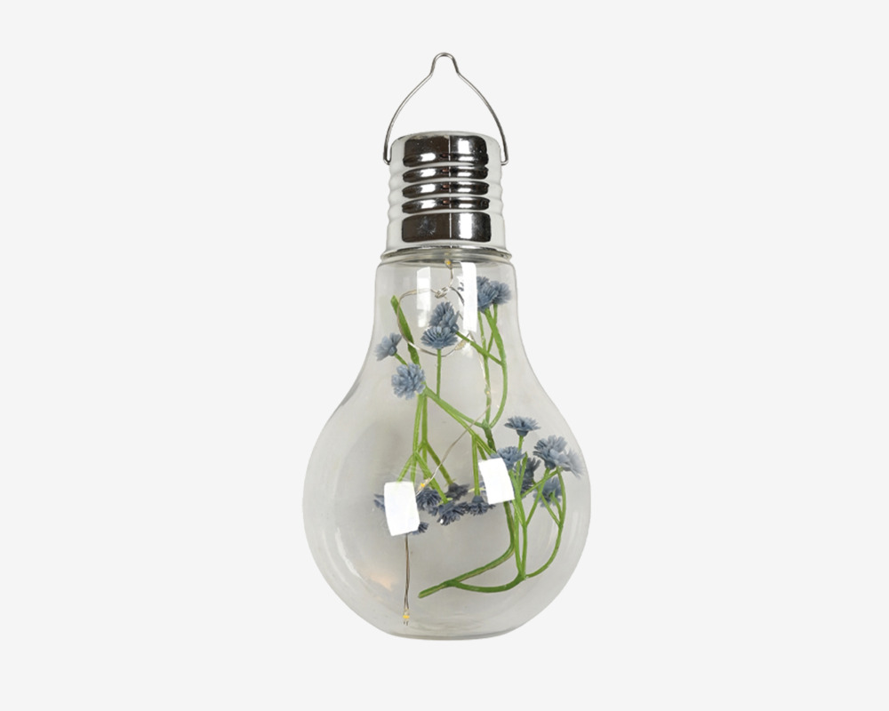 Pære Solcelle Blomster LED H.17.3 cm 