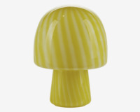 Bordlampe Funghi Gul H.27 cm 