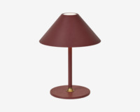 /bordlampe-hygge-roedbrun-h-20-cm