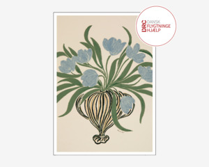 Plakat Blue Tulips 