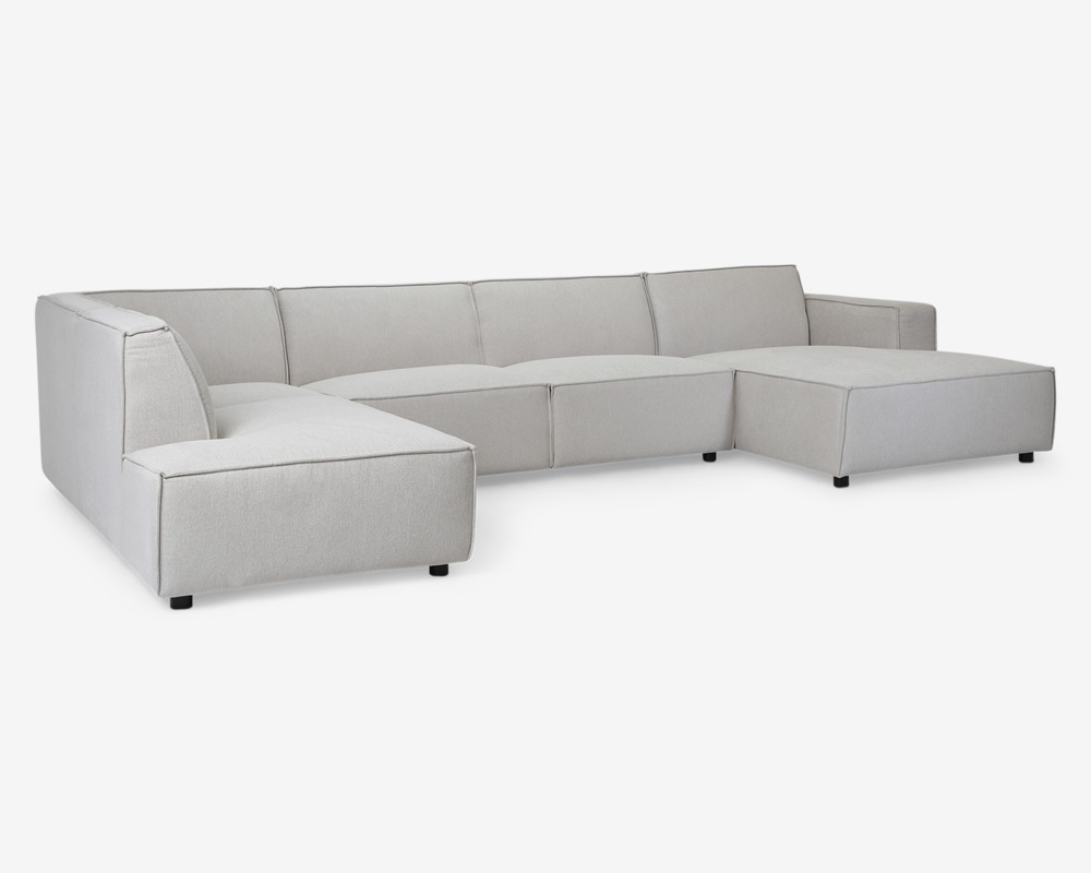 Sofa U-shape Venstrevendt Beige