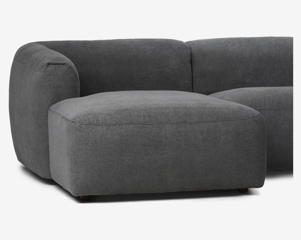 Sofa M/Chaiselong Violino Venstre Grå