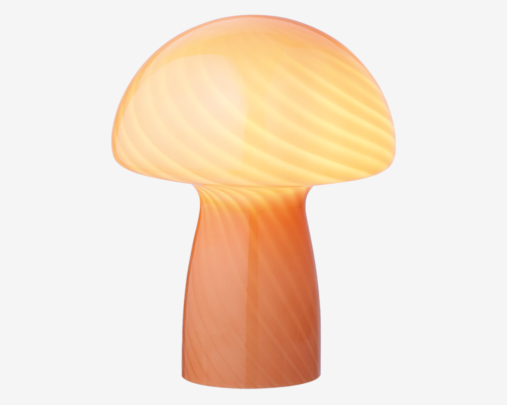 Bordlampe Mushroom Orange H.23 cm 