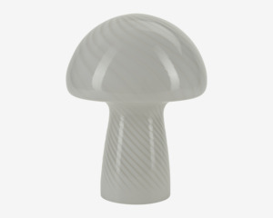 Bordlampe Mushroom Hvid H.32 cm