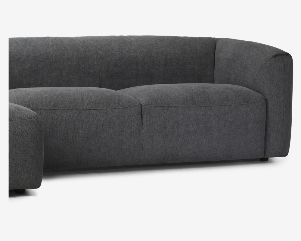 Sofa M/Chaiselong Violino Venstre Grå