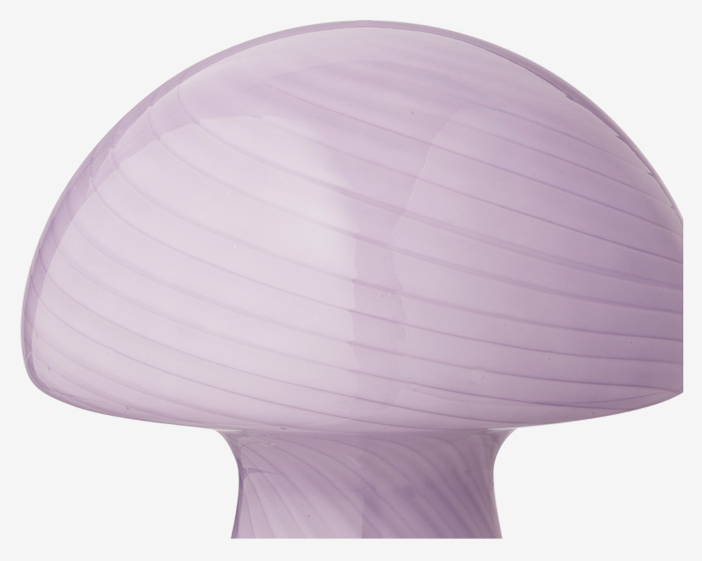 Bordlampe Mushroom Lavendel H.23 cm 