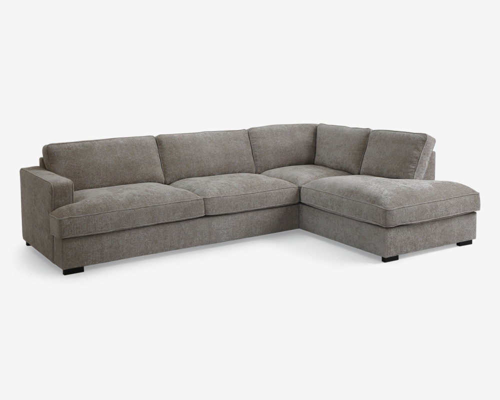 Sofa M/Open End Beige Højrevendt