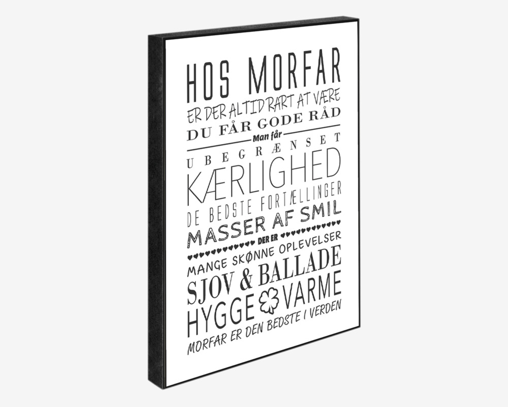 Klods Hos Morfar 15x21 cm
