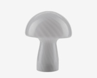 Bordlampe Mushroom Hvid H.23 cm