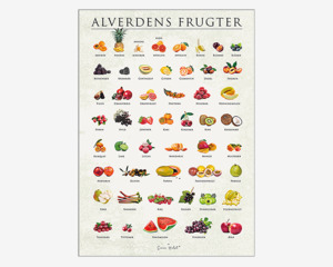 Plakat Alverdens Frugter 