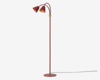 Gulvlampe Hygge rødbrun H. 135 cm