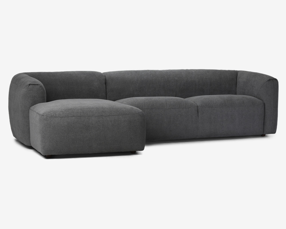 Sofa M/Chaiselong Violino Venstre Grå