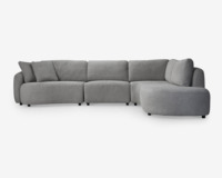 Hjørnesofa m/Open End Højre Beige