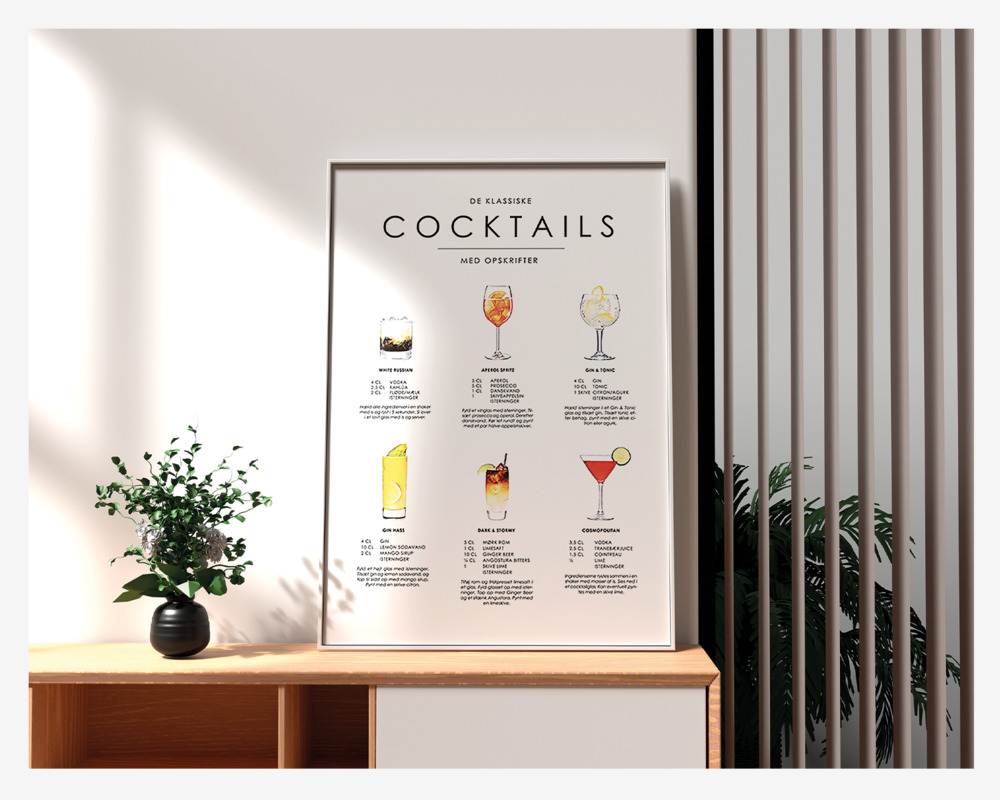 Plakat Cocktails 