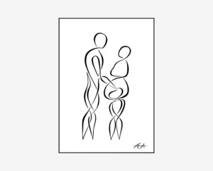 Plakat 50 x 70 cm Gravid