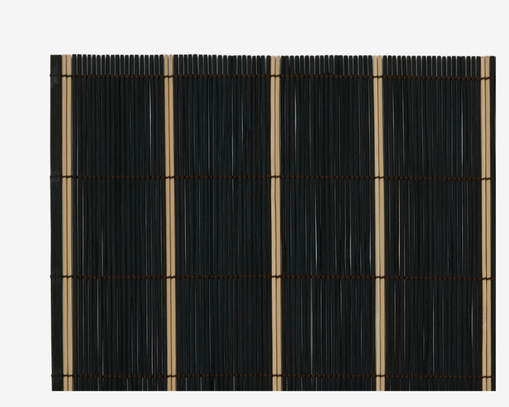 Dækkeserviet Sort Bambus 45x30 cm 