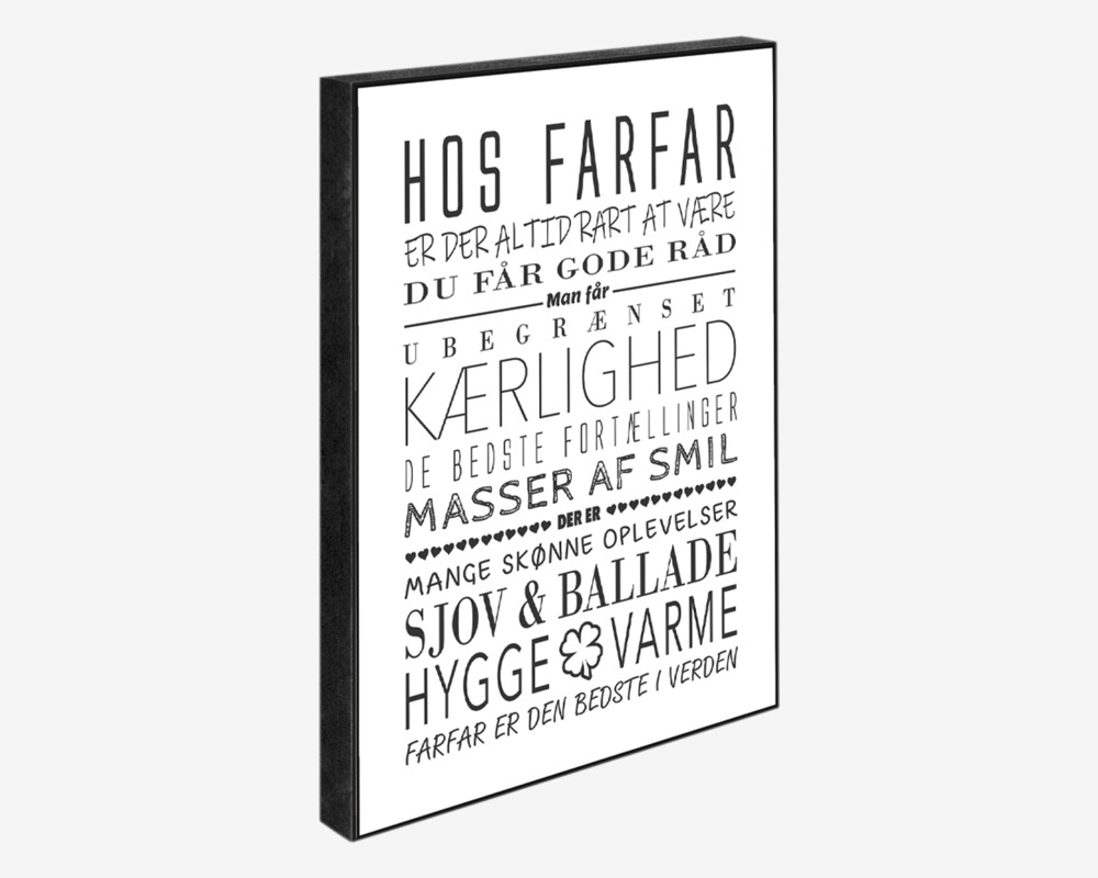 Klods Hos Farfar 15x21 cm